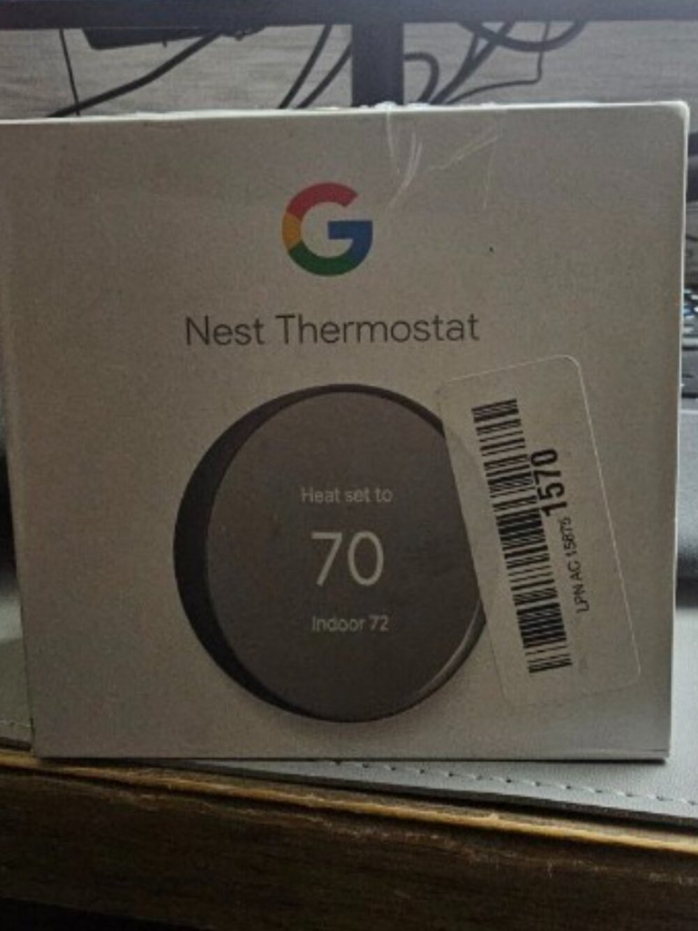 Google Nest Smart Wi-Fi Thermostat - Charcoal (Open Box / New)